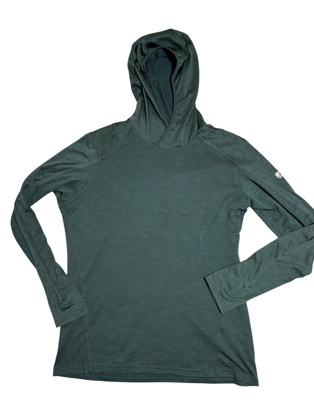 Kuhl men’s engineered hoodie green size lsrge pullover long sleeve hiking
